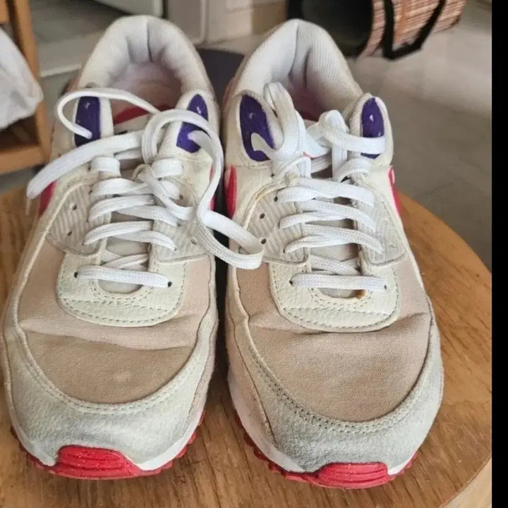 [BUNJANG] Nike Air Max 90 Ivory/Pink Sneakers / 나이키 에어맥스 90 아이보리/핑크 운동화