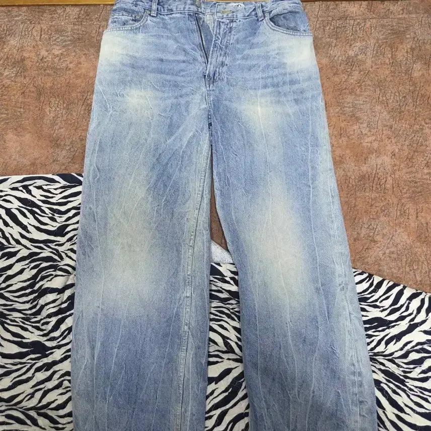 [BUNJANG] Mod9 Peace Work Denim, Spao Raw Denim, Allegri Cream Jeans Bundle Size 34 / Mod9 데님 피스워크데님 스파오생지데님 알레그리 크림진 일괄 34