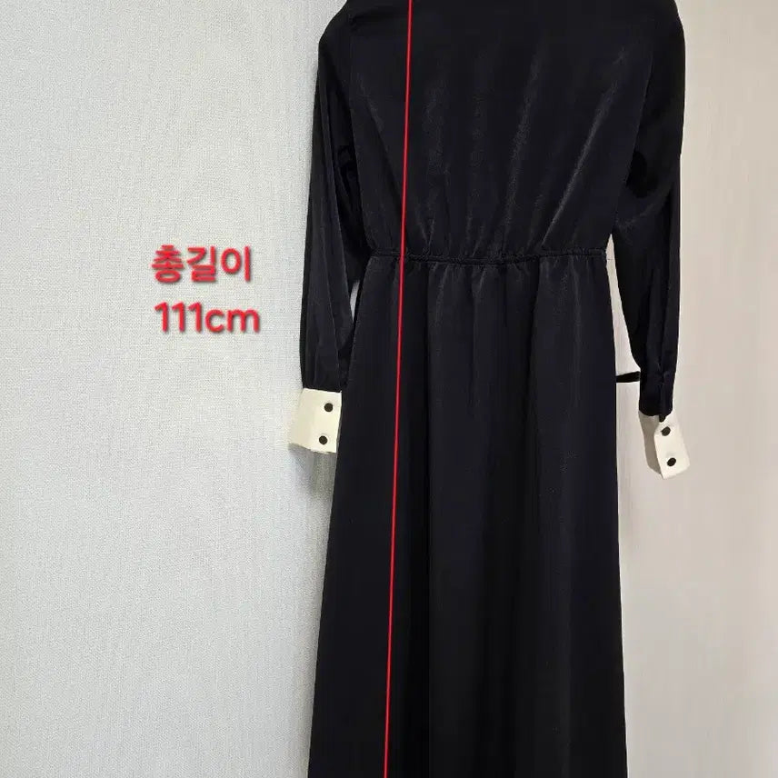 [BUNJANG] Black Shirt Dress Long Dress / 롱 원피스 하객 원피스 셔츠원피스 결혼식