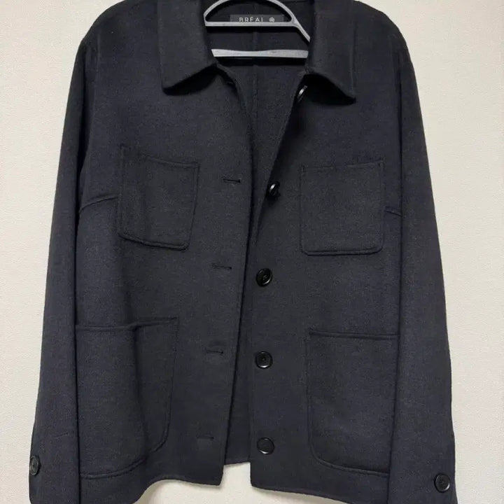 [BUNJANG] Briel Handmade Wool Blend Jacket Coat Navy / (F) 여성 브리엘 핸드메이드 울52 자켓 코트 네이비 두번 사용