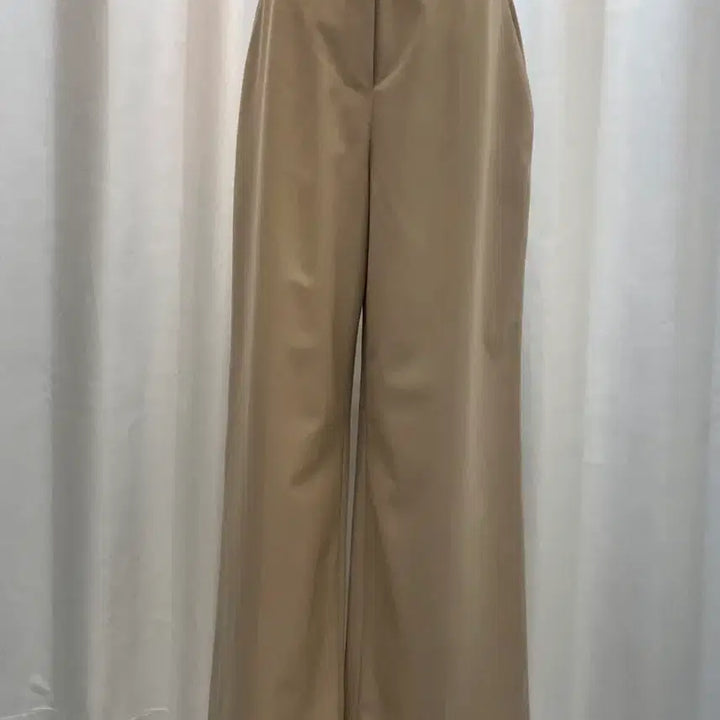 [BUNJANG] MICHAA Beige Wide Leg Slacks Pants Size 66 (New Condition) / 네고사절 24년미샤(MICHAA) 베이지 와이드 슬랙스 팬츠 66 / 새