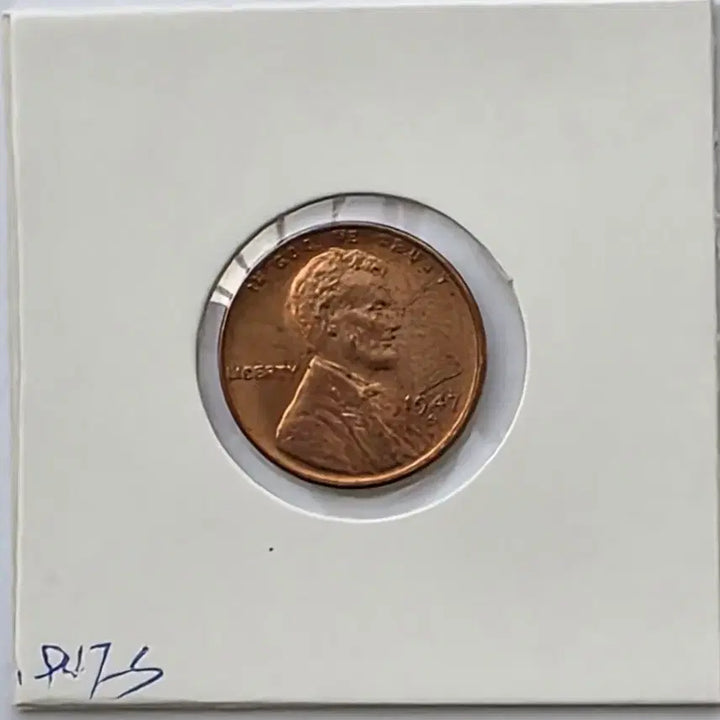 [BUNJANG] 1947-S Lincoln Cent Uncirculated Penny / 링컨 1센트 1947_S 년도 미사용 페니