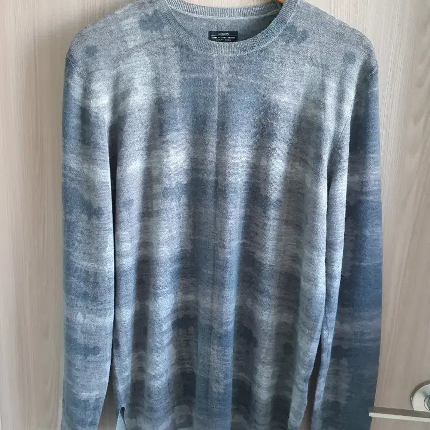 [BUNJANG] AllSaints Camo 100% Merino Wool Lightweight Knit / 올세인츠 카모 100% 메리노울 얇은 니트