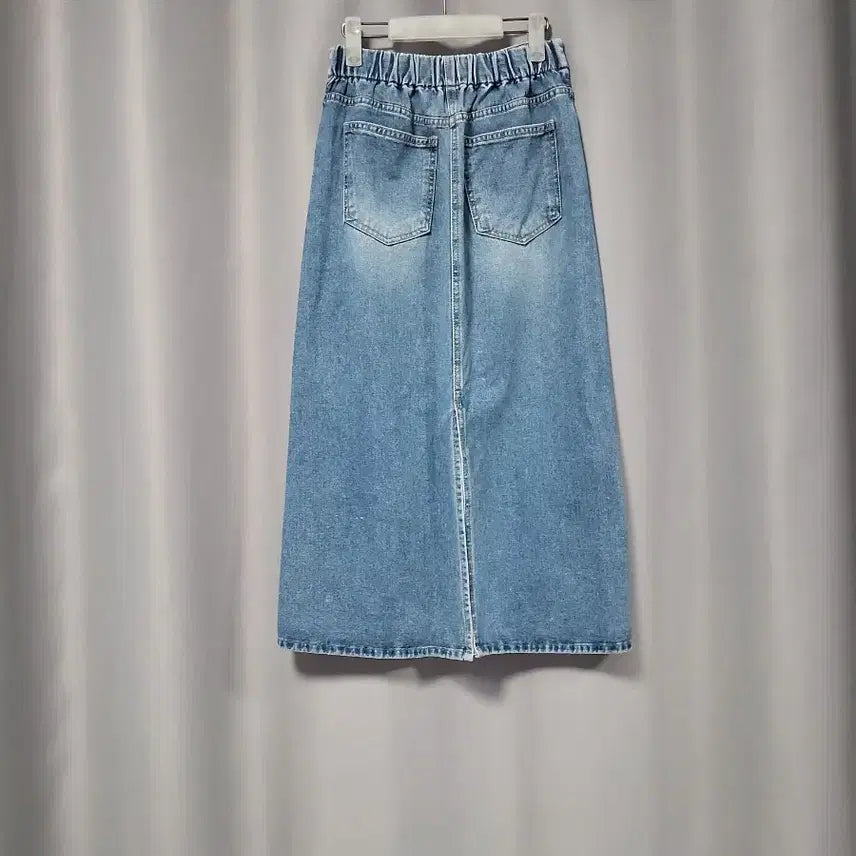 [BUNJANG] Vanic Denim Long Skirt / 반에이크  데님 롱스커트
