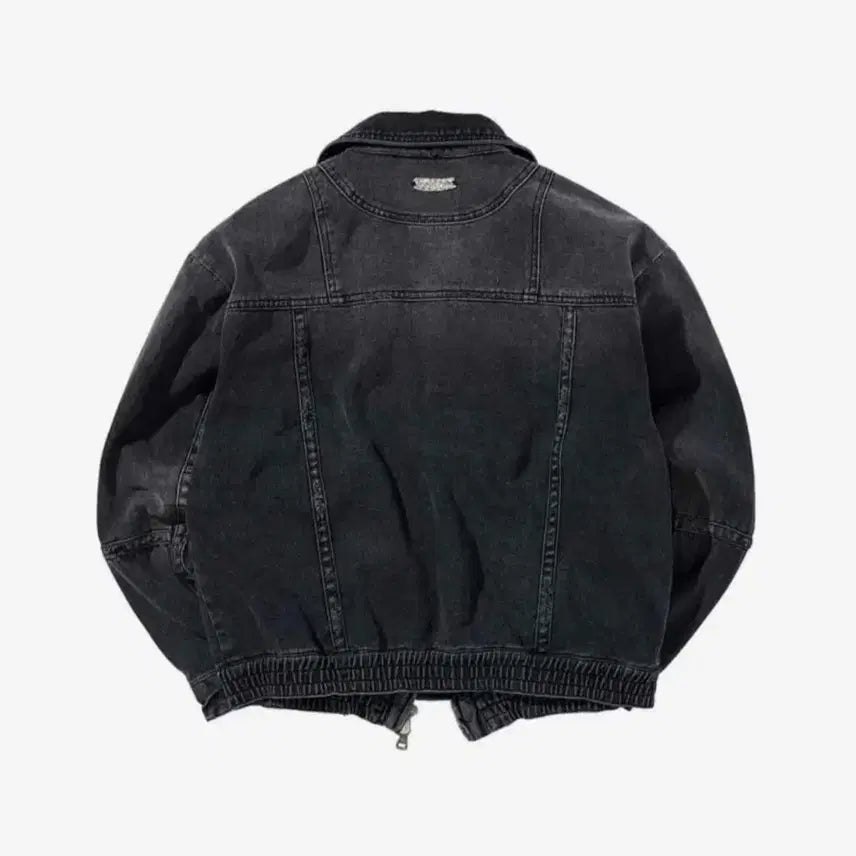 [BUNJANG] Andersson Bell Point Denim Blouson Jacket Black XL / [앤더슨벨] 포인트 데님 블루종 자켓 (블랙/XL)