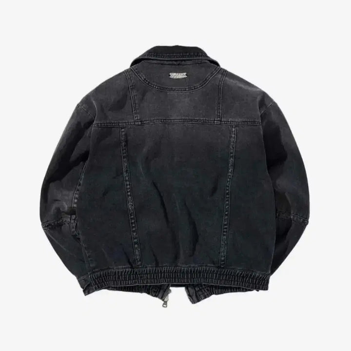 [BUNJANG] Andersson Bell Point Denim Blouson Jacket Black XL / [앤더슨벨] 포인트 데님 블루종 자켓 (블랙/XL)
