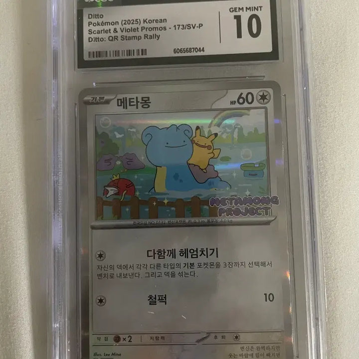 [BUNJANG] Ditto Card CGC 10 / 메타몽 카드 CGC10