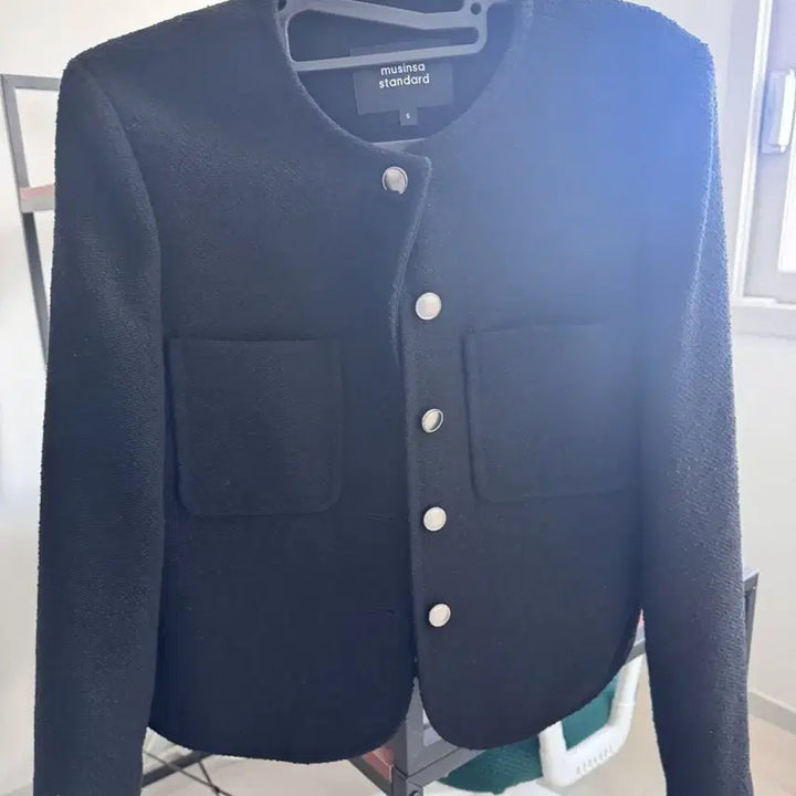 [BUNJANG] Musinsa Standard Wool Blend Terry Boucle Tweed Jacket S / 2026신상 무신사 스탠다드 울 블렌드 테리 부클 트위드 자켓 S
