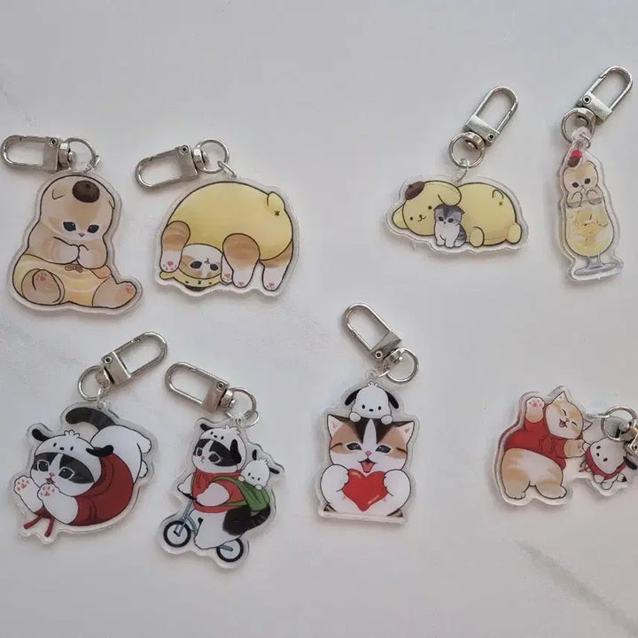 [BUNJANG] Mof Sands Sanrio Acrylic Keyring / 모프샌드 산리오 아크릴키링