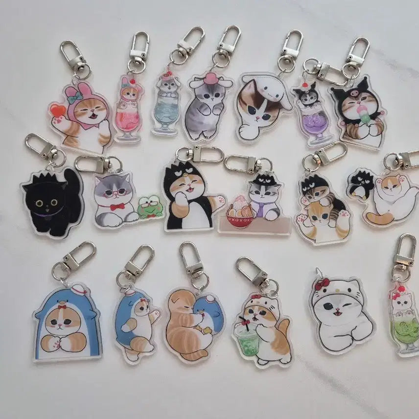 [BUNJANG] Mof Sands Sanrio Acrylic Keyring / 모프샌드 산리오 아크릴키링