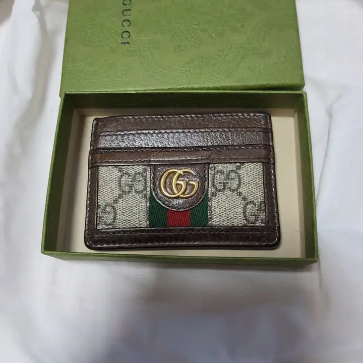 [BUNJANG] Gucci Ophidia GG Supreme Card Case / 구찌 오피디아 카드지갑 GG 수프림