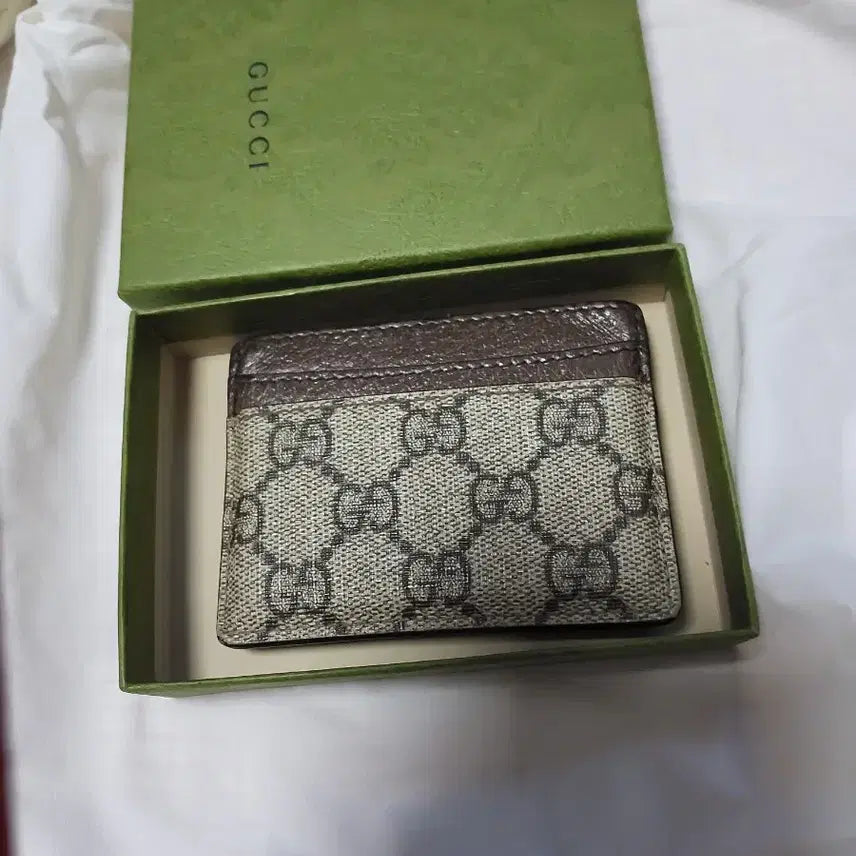 [BUNJANG] Gucci Ophidia GG Supreme Card Case / 구찌 오피디아 카드지갑 GG 수프림