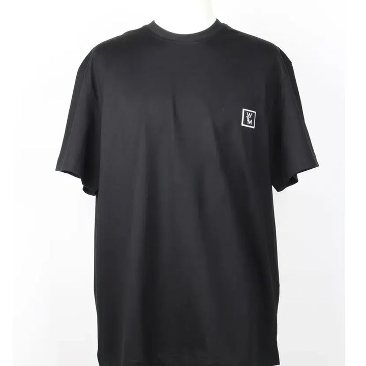 [BUNJANG] Wooyoungmi Cotton Back Logo T-Shirt Black / 우영미 코튼 백로고 반팔 티셔츠 블랙 46(95)