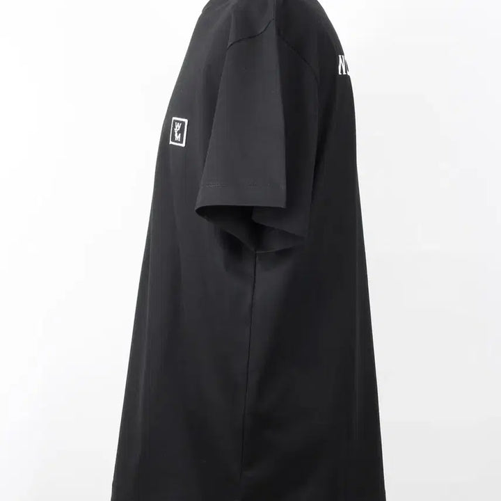 [BUNJANG] Wooyoungmi Cotton Back Logo T-Shirt Black / 우영미 코튼 백로고 반팔 티셔츠 블랙 46(95)