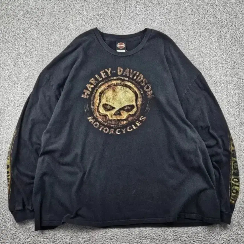[BUNJANG] Harley-Davidson Massachusetts Southampton Long Sleeve T-Shirt 4XL / [4XL] 할리데이비슨 매사추세츠 사우스햄튼 롱 슬리브
