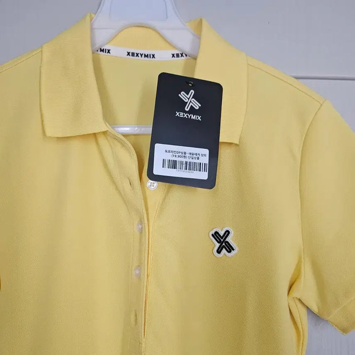 [BUNJANG] Xexymix Yellow Collar Mini Dress Size 85 / 젝시믹스 옐로우 카라 원피스 85호