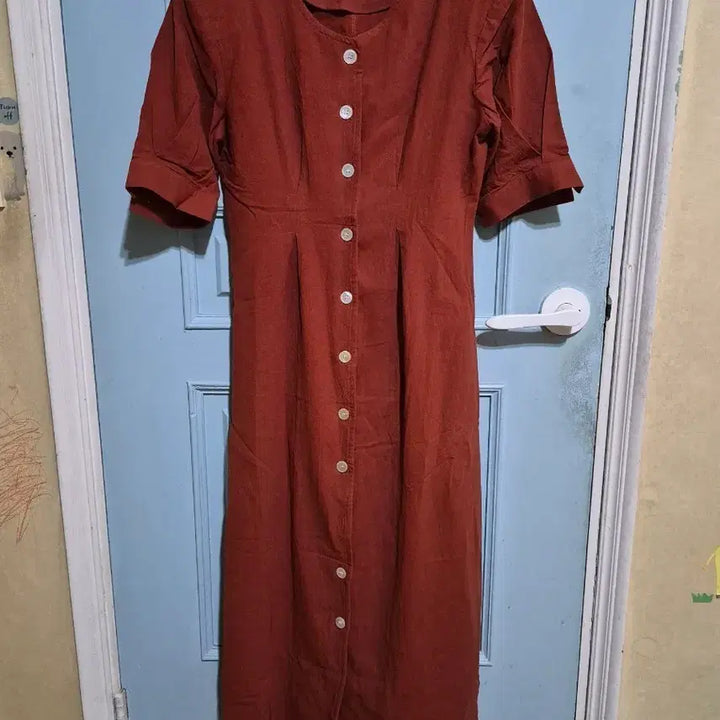 [BUNJANG] SIMPLE ANGEL Brown Long Dress / SIMPLE ANGEL 롱 원피스 브라운