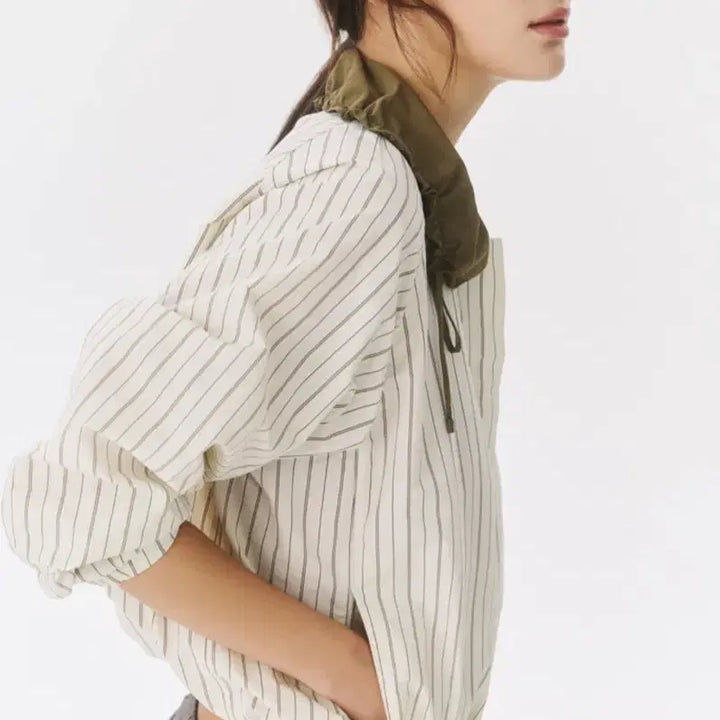 [BUNJANG] LATT BY T latt Drawstring Shirt / 한섬 26ss신상 latt 래트바이티 래트 드로우스트링 셔츠 55
