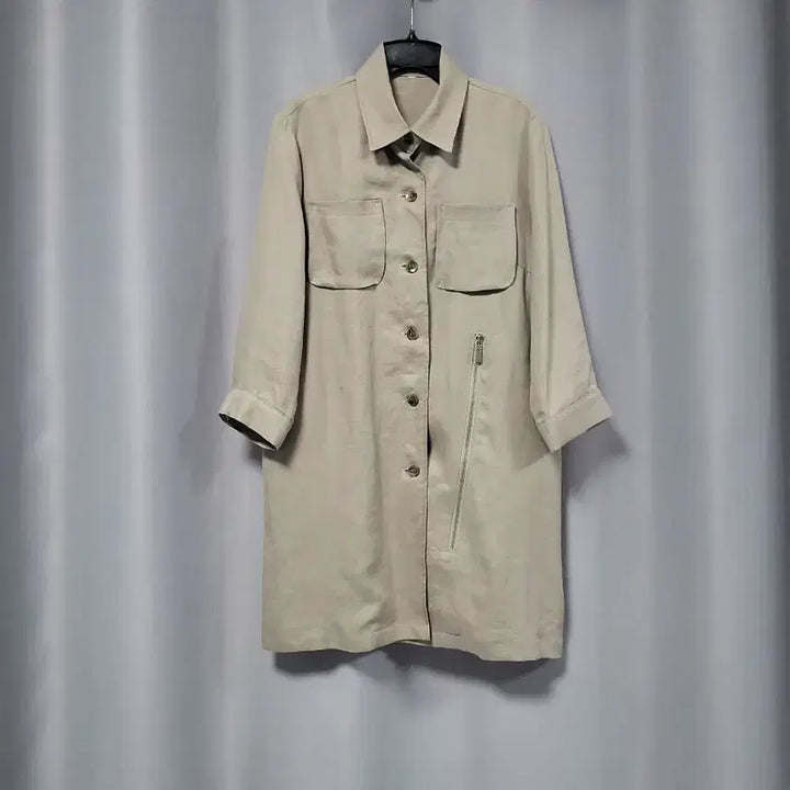[BUNJANG] 100% Linen Long Jacket / 린넨100 롱자켓