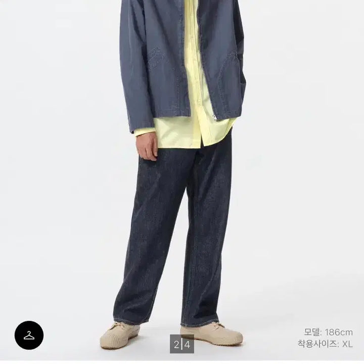 [BUNJANG] Uniqlo JW Anderson Zip-up Blouson Blue XL / 새상품) 유니클로 JW앤더슨 집업블루종 블루 XL사이즈