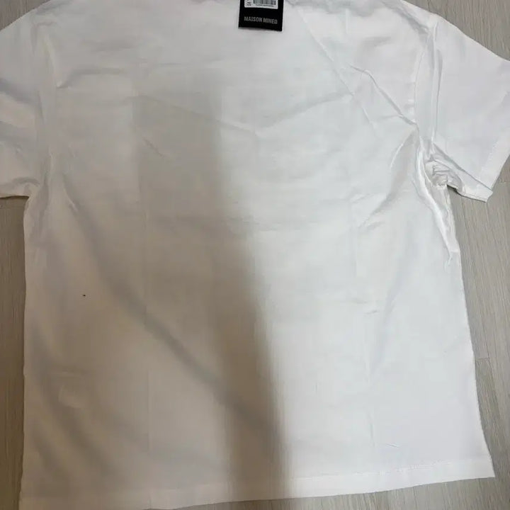 [BUNJANG] Maison Mined White Printing Short Sleeve T-shirt / 메종미네드 화이트 프린팅 반팔 티셔츠