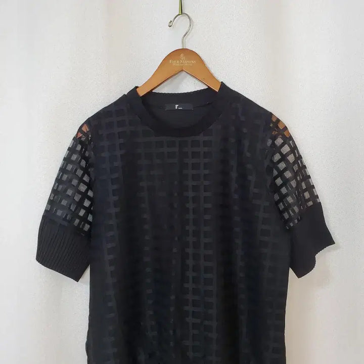 [BUNJANG] Renoma Black Blouse Free Size / 레노마 블라우스 free 새옷수준