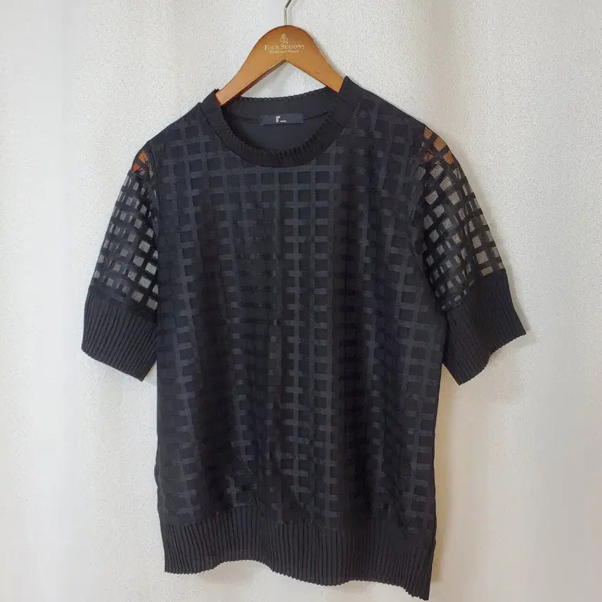 [BUNJANG] Renoma Black Blouse Free Size / 레노마 블라우스 free 새옷수준