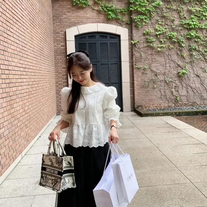 [BUNJANG] Bicyne Yodel Blouse / [오늘만]바이씨니 요들블라우스