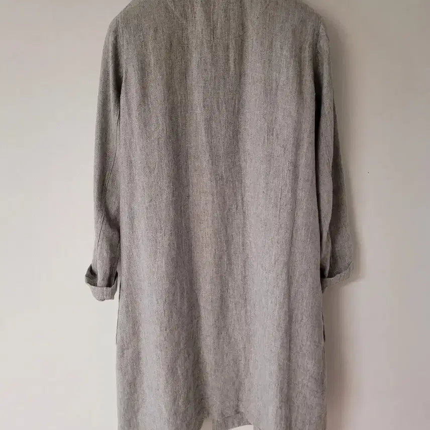 [BUNJANG] Cabandjuka Linen Coat M / 일본) 카반드주카 윙카라 린넨 코트 M