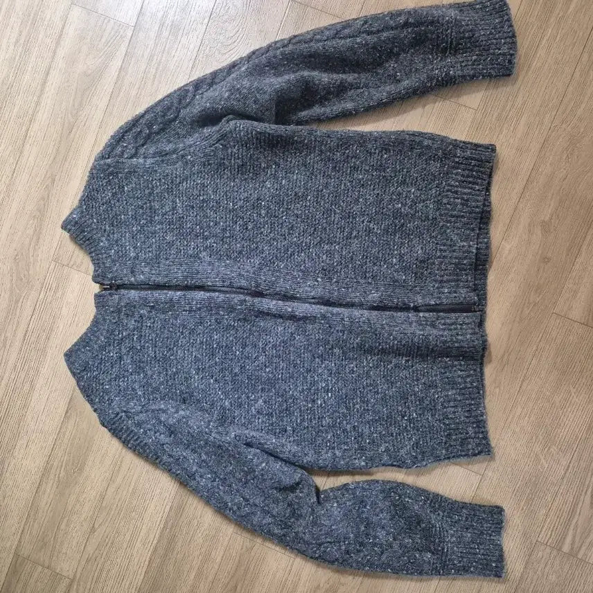 [BUNJANG] LeShop Grey Wool Blend Sweater Size 55 / 르샵 회색 모혼방 스웨터