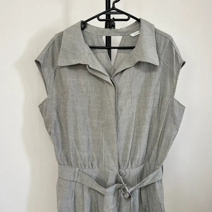 [BUNJANG] Gray Linen Dress / 그레이 린넨 원피스