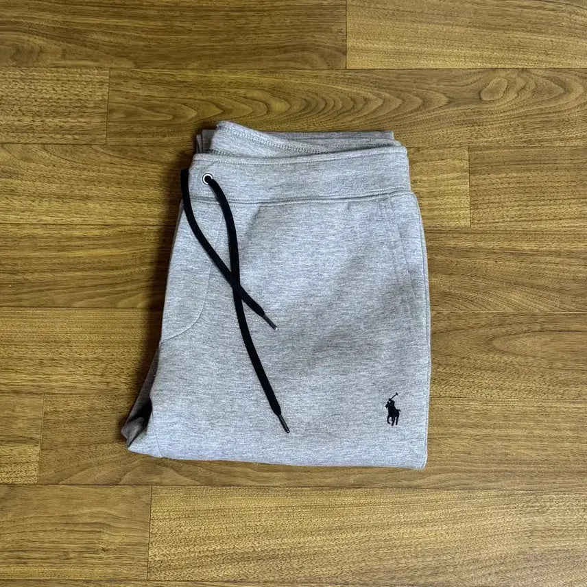 [BUNJANG] Polo Ralph Lauren Double Knit Jogger Pants Navy Pony Embroidery Grey/Navy M / 폴로 더블니트 조거팬츠 그레이/네이비포니 M