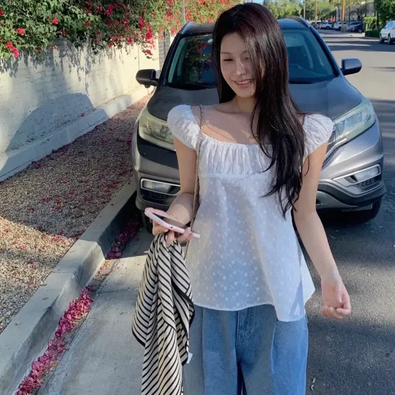 [BUNJANG] Favorite Things Garden Lodge Blouse S / 페이보릿띵스 가든로지블라우스 S