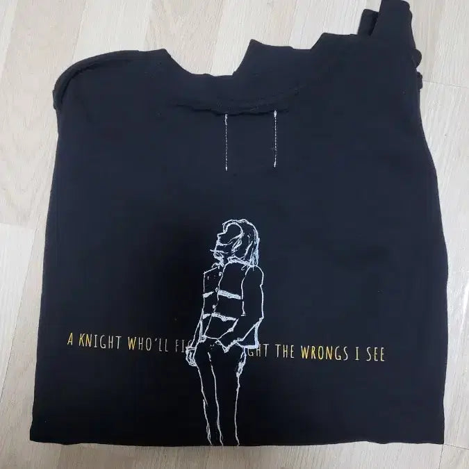 [BUNJANG] Park Hyo Shin Laughing Man Long T-Shirt / 박효신 웃남 롱 티셔츠