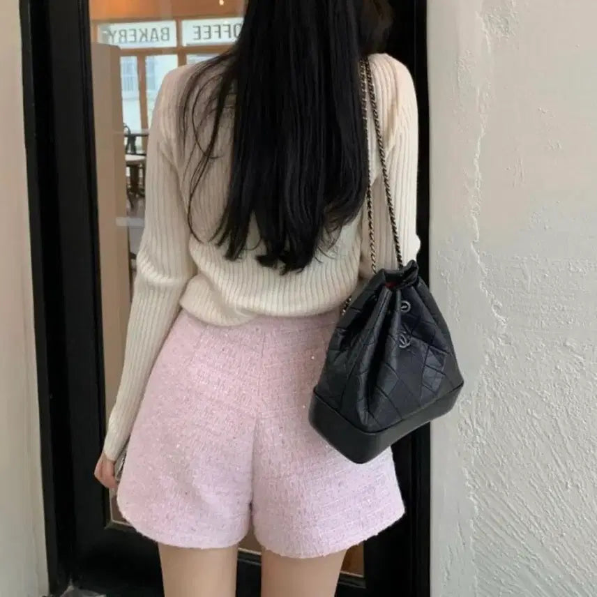 [BUNJANG] Verni Market Pink Tweed Pants S / [새상품]베르니마켓 핑크트위트팬츠 S . 릴리코츠 온트마켓