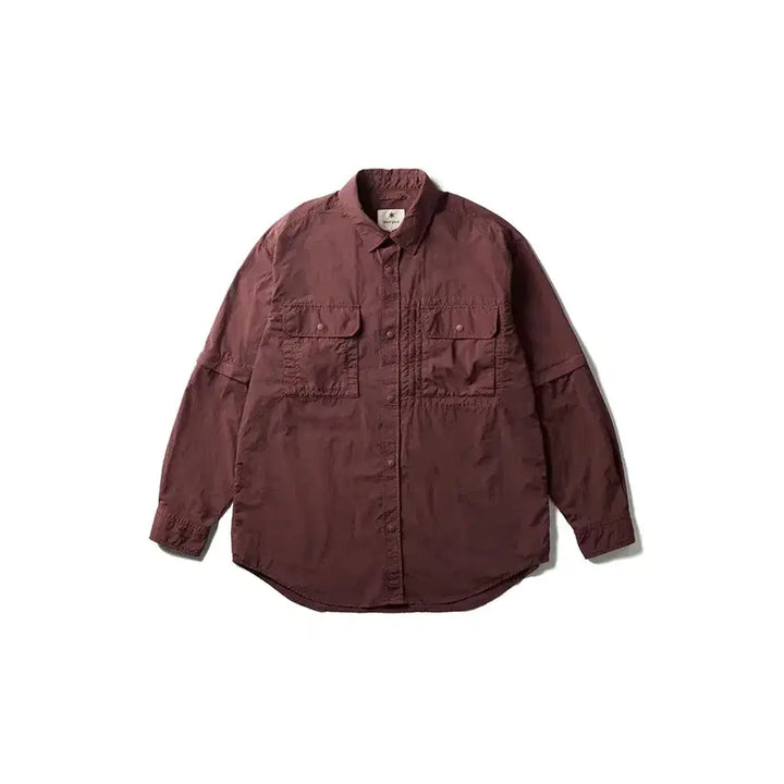 [BUNJANG] Snow Peak 2-Way Convertible Nylon Blend Shirt (M) / 스노우피크 2way 셔츠 M