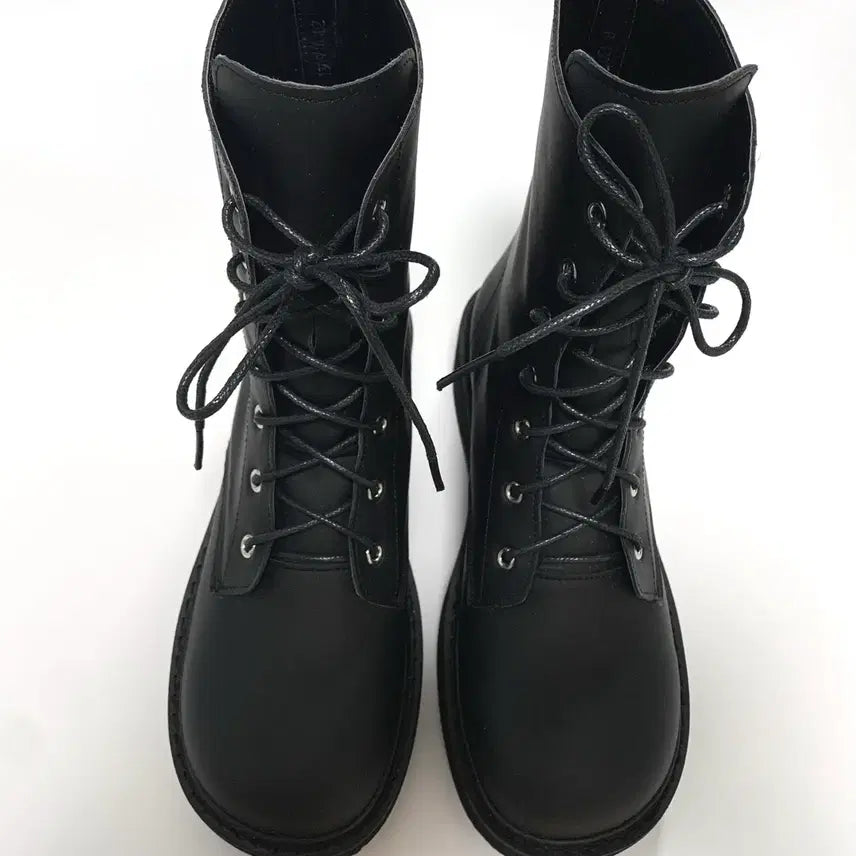 [BUNJANG] Roundco Platform Lace-up Boots / (새상품) 라운드코 플랫폼 레이스업 부츠 235