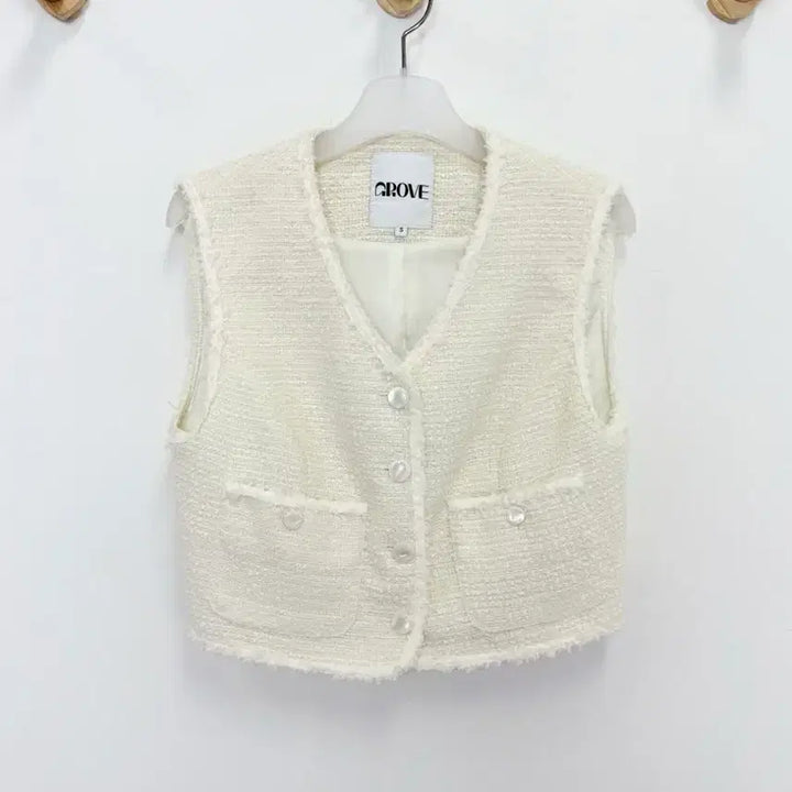 [BUNJANG] Grove Tweed Vest / 그로브 트위드 베스트