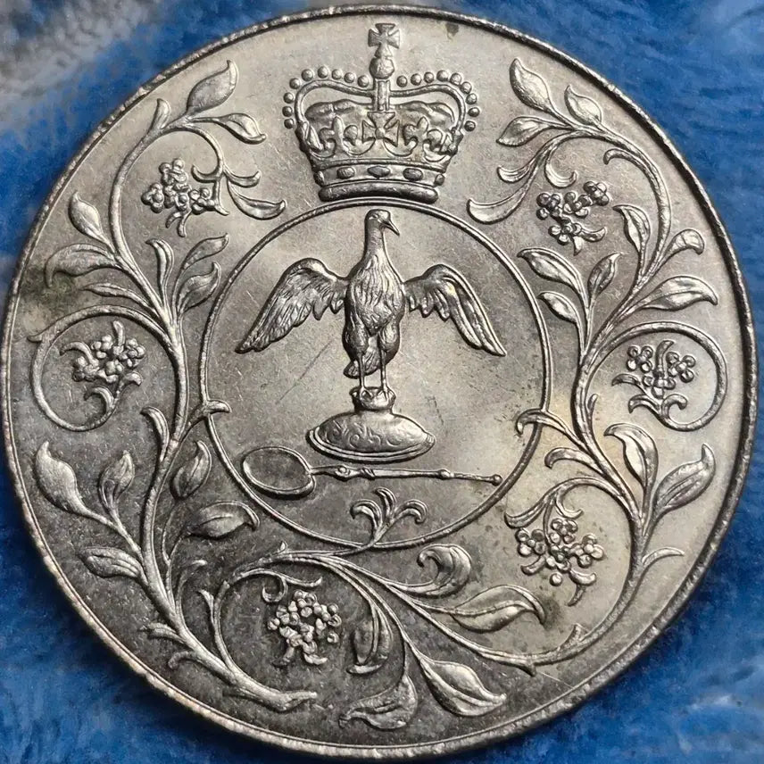 [BUNJANG] 1977 Queen Elizabeth II Coronation Silver Coin / 1977 엘리자베스 2세 기념 주화
