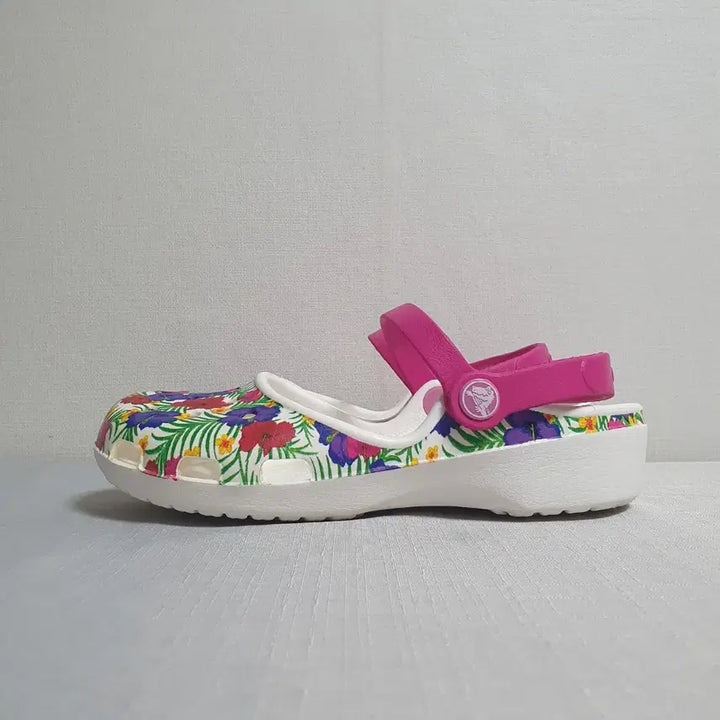 [BUNJANG] Crocs Karin Graphic Clogs Floral White W6 / 230mm 크록스 카린 그래픽 클로그 플로럴 W6