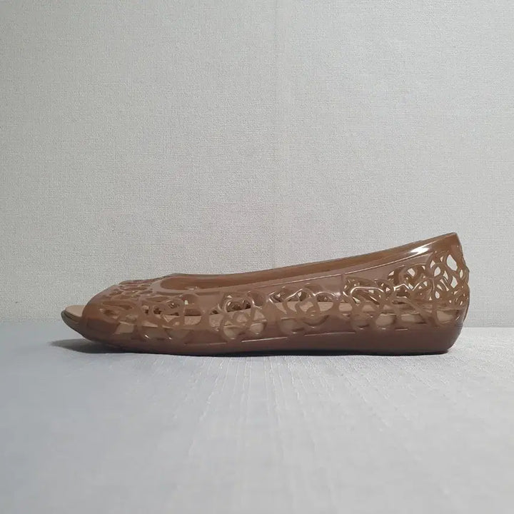 [BUNJANG] Crocs Isabella Jelly Flat Sandals Bronze Gold W6 / 230mm 크록스 이사벨라 젤리 플랫 브론즈 골드 W6