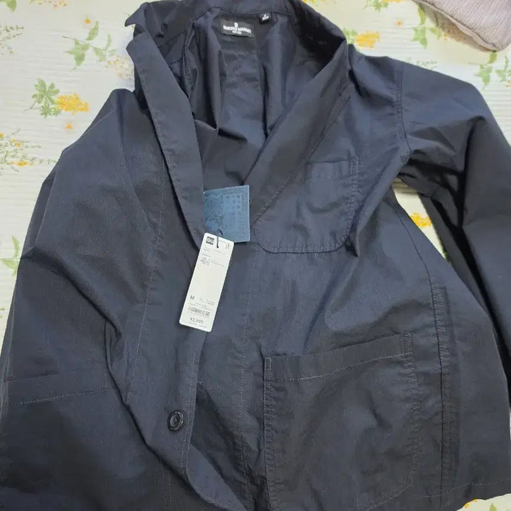 [BUNJANG] Engineered Garments x GU Cord Rain Setup Jacket &amp; Pants Set / GU 지유 X 엔지니어드 가먼츠 코드레인 셋업 자켓(M) 바지(L)