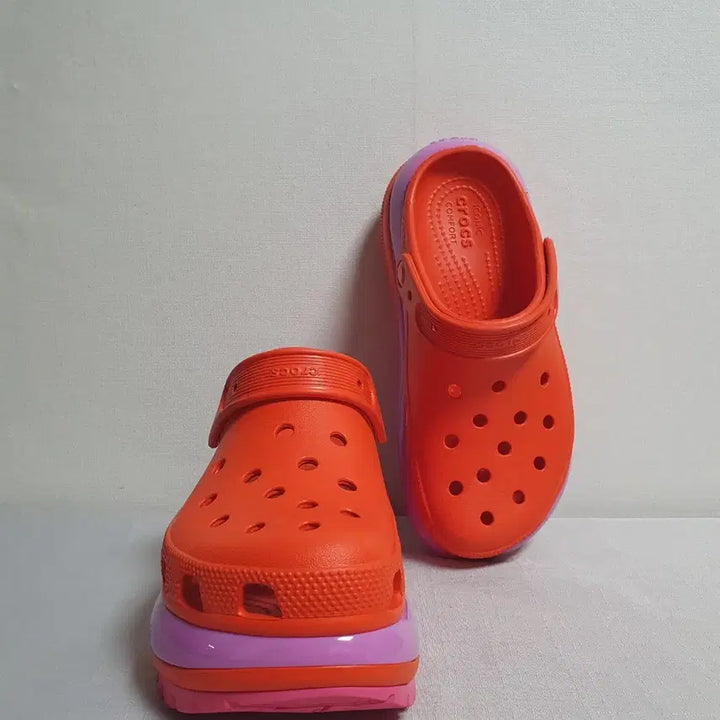 [BUNJANG] Crocs Mega Crush Clog Orange Pink W7 / 240mm 크록스 메가 크러쉬 클로그 오렌지핑크 W7