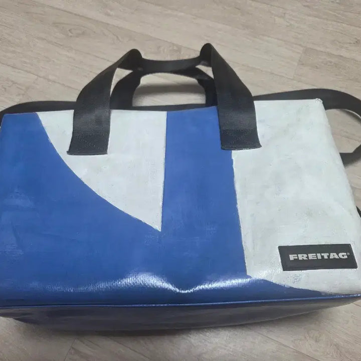 [BUNJANG] Freitag F45 Royce Messenger Bag Blue White / 프라이탁 로이스 F45 블루 화이트 메신저백
