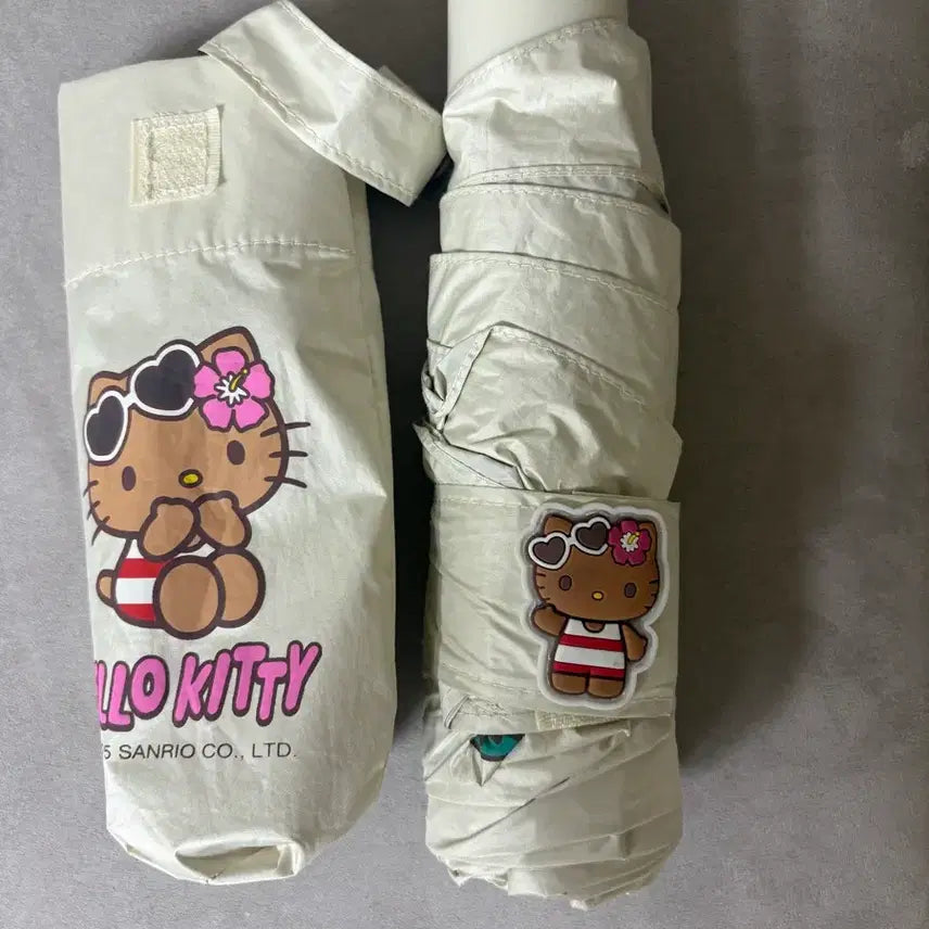 [BUNJANG] Sanrio Hello Kitty Ultra-Light UV Parasol / (가격내림)올리브영 태닝키티 태닝산리오 헬로키티 초경량 UV 양우산