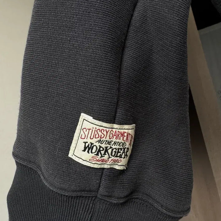 [BUNJANG] Stussy Gear Hoodie Charcoal / (정품) 스투시 기어 후드티 차콜