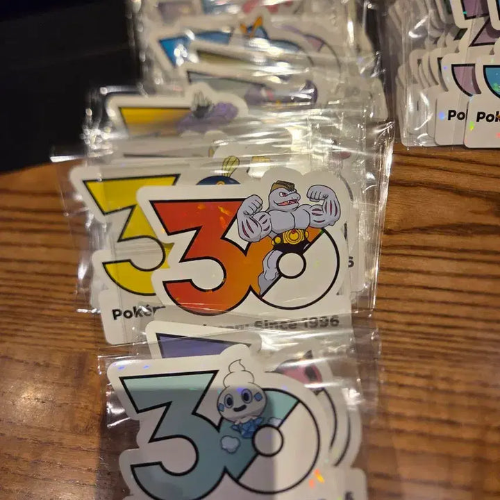 [BUNJANG] Pokemon 30th Anniversary Sticker Set / 포켓몬 30주년 기념 스티커