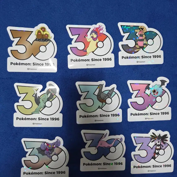 [BUNJANG] Pokemon 30th Anniversary Sticker Set / 포켓몬 30주년 기념 스티커