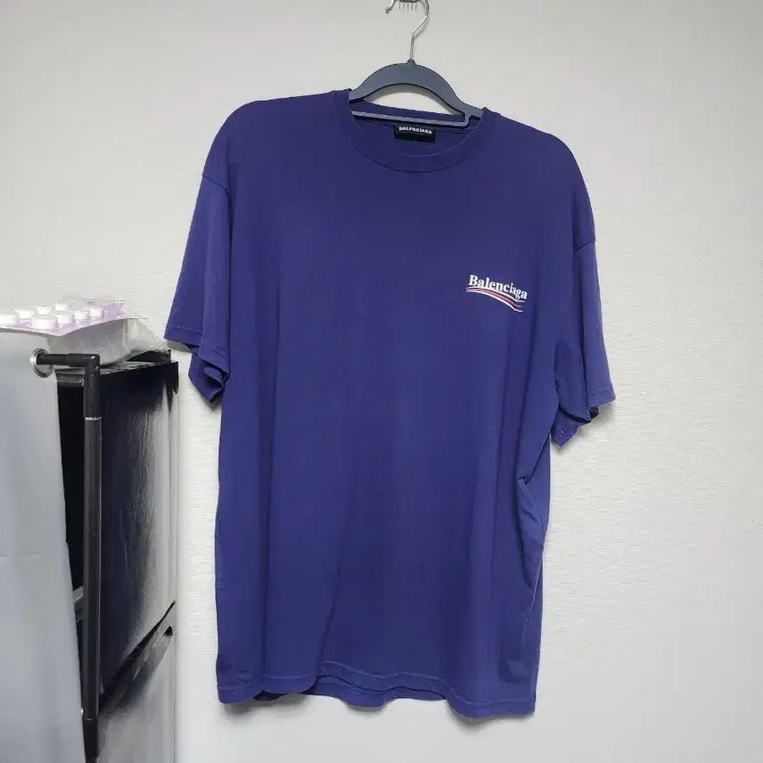 [BUNJANG] Balenciaga Wave Logo Short Sleeve T-Shirt / 발렌시아가 웨이브로고 반팔 티셔츠