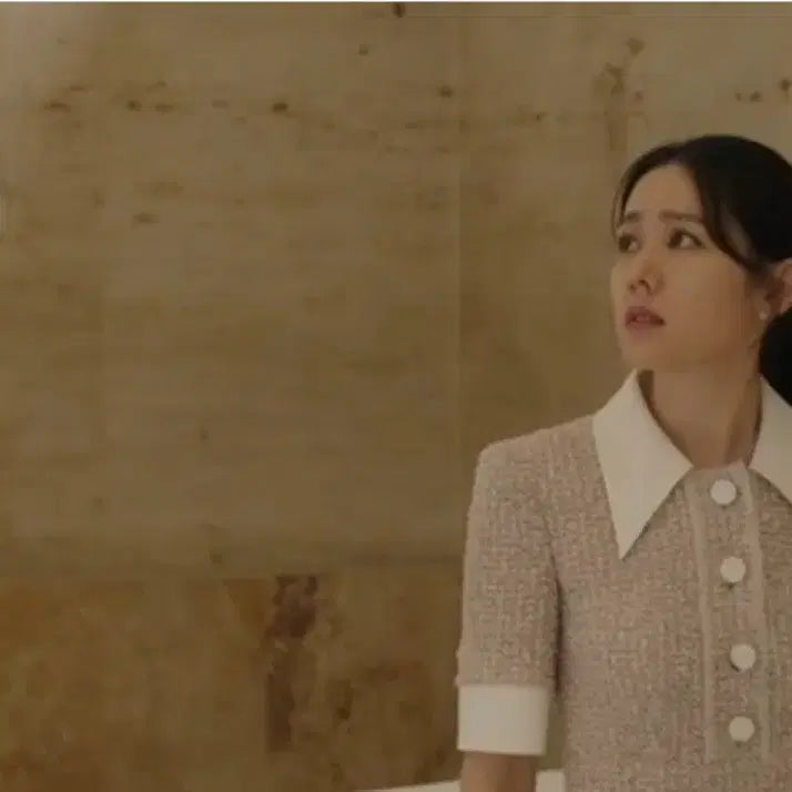 [BUNJANG] AvoAvo Tweed Dress (Size 55 Equivalent) / 아보아보 손예진 트위드 원피스